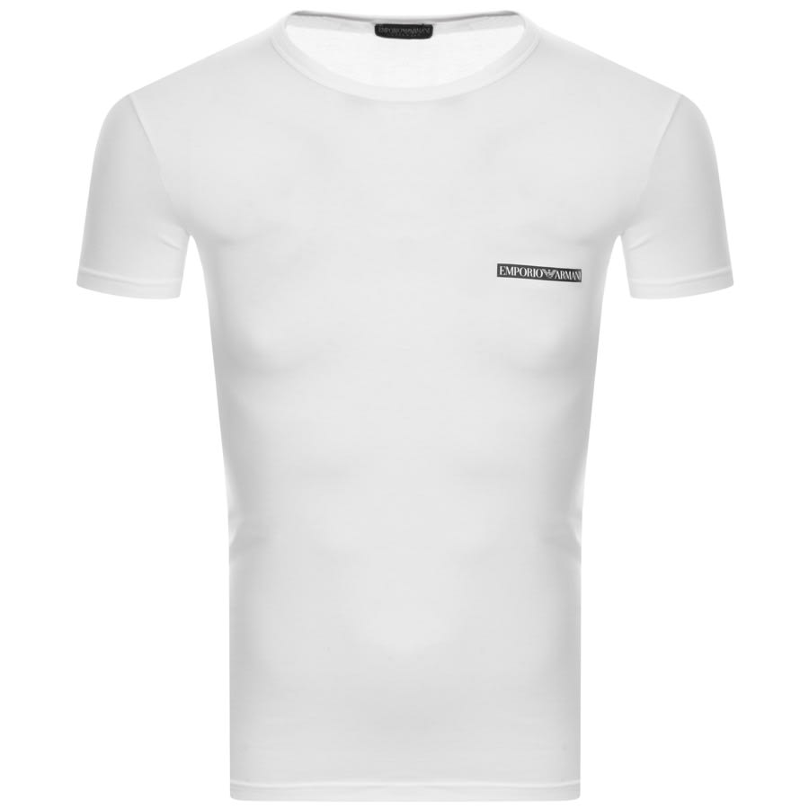 Alternative Image for ProductEmporio Armani Lounge Crew Neck T Shirt White1